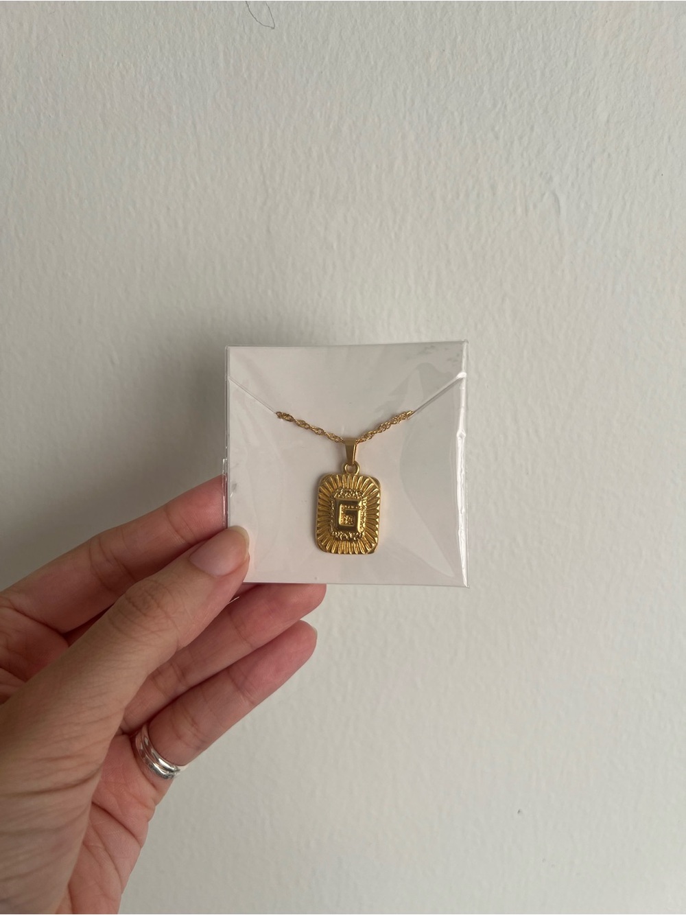 Gold Initial G Pendant Necklace - Women Jewelry